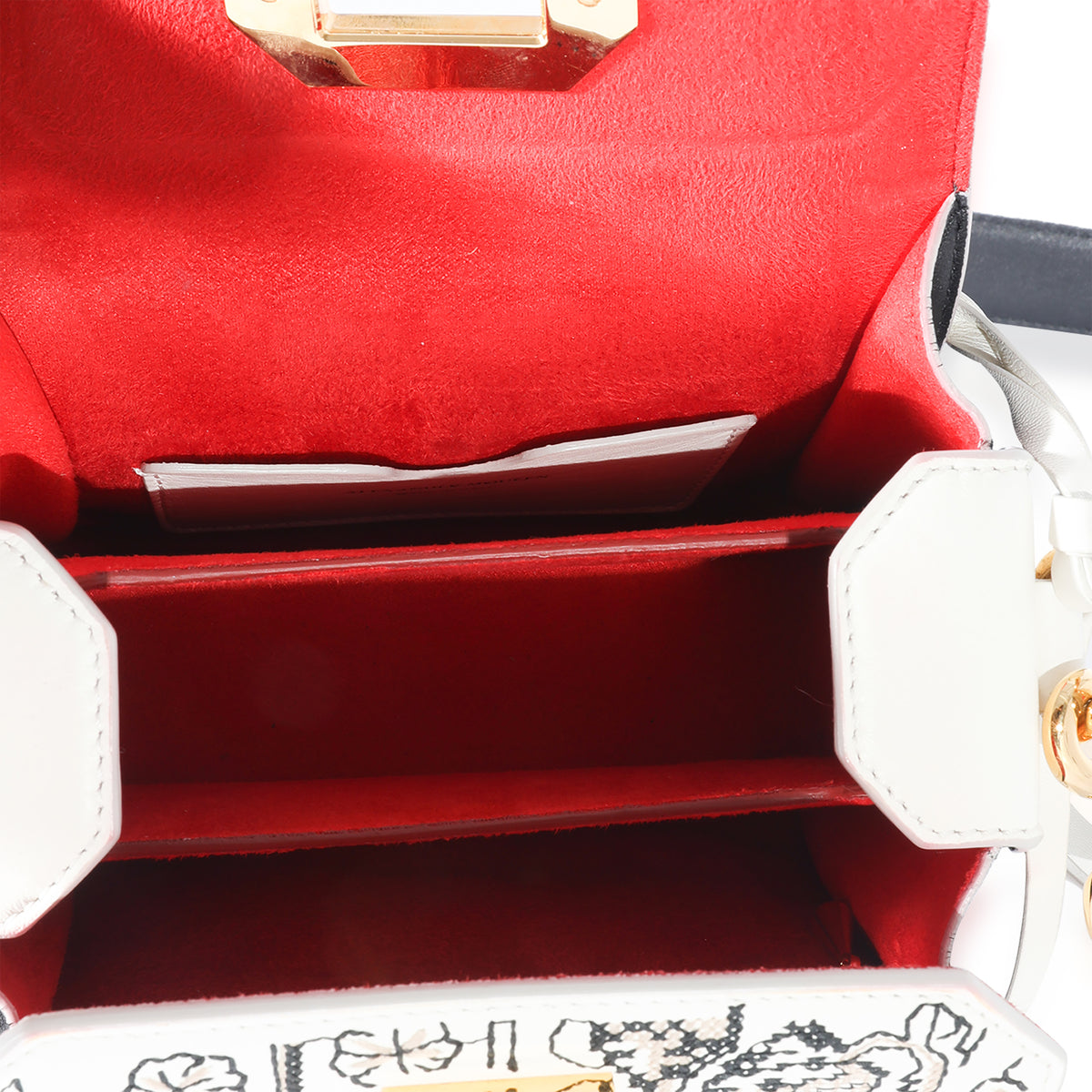 Chanel Fuchsia Navy White Shearling Lambskin Emoticon Single Flap Bag, myGemma, SG