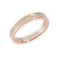 Cartier Vendome Louis Wedding Band in 18k 3 Tone Gold 0.23 CTW