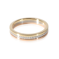 Cartier Vendome Louis Wedding Band in 18k 3 Tone Gold 0.23 CTW