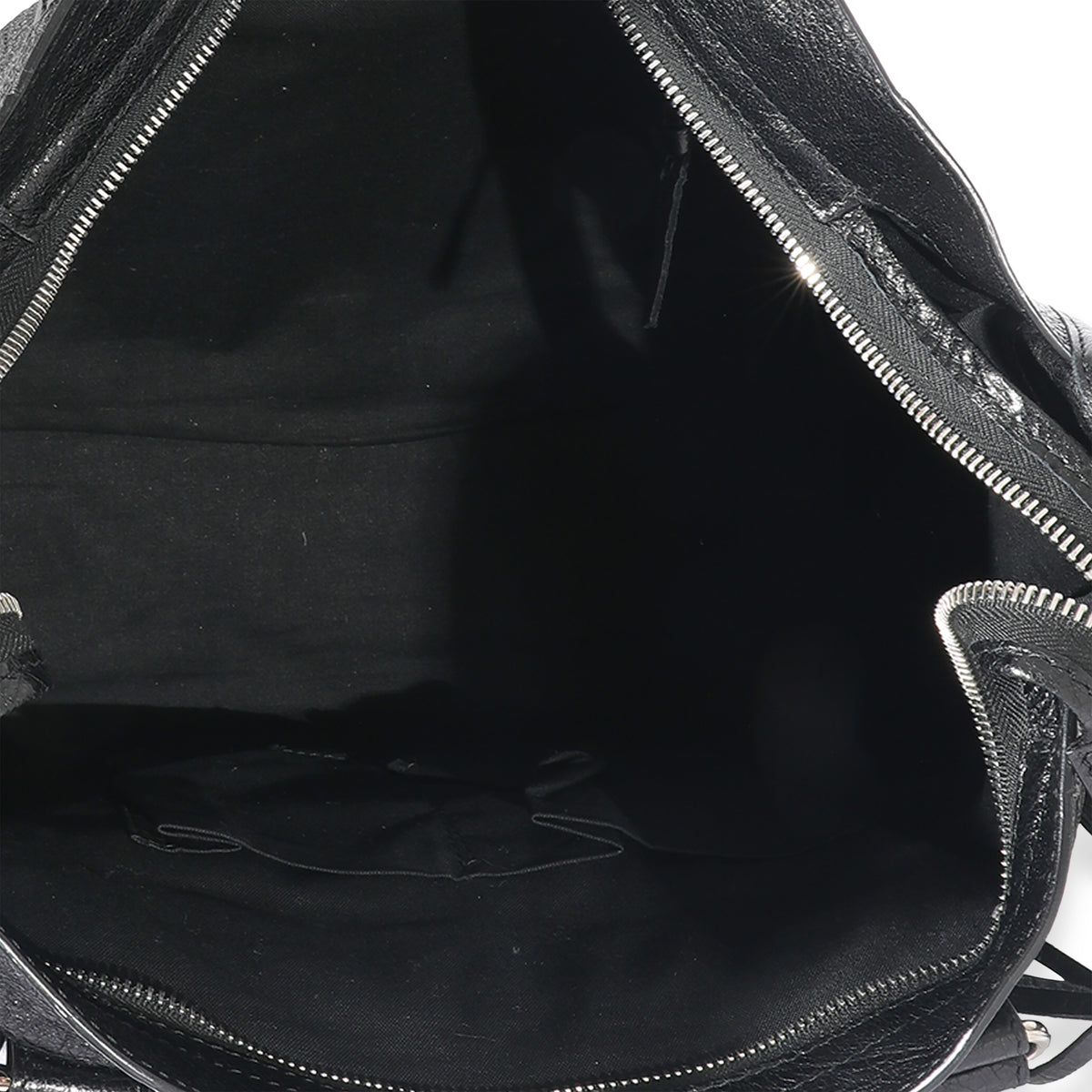 Balenciaga Black Crinkled Calfskin City Bag