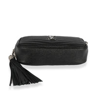 Saint Laurent Black Grain De Poudre Mini Lou Camera Bag