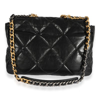 Chanel Black Quilted Lambskin 19 Maxi Flap Bag