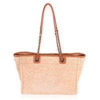 Chanel Orange Tweed Small Deauville Tote