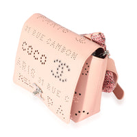 Chanel Pink Leather CC Eyelets Belt Bag