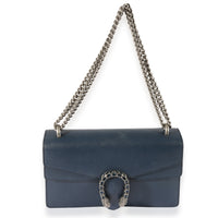 Gucci Navy Leather Small Dionysus Bag