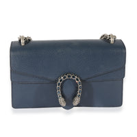 Gucci Navy Leather Small Dionysus Bag