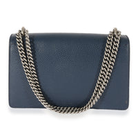 Gucci Navy Leather Small Dionysus Bag