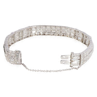 Platinum Vintage Diamond Bracelet in Platinum 10.75 CTW