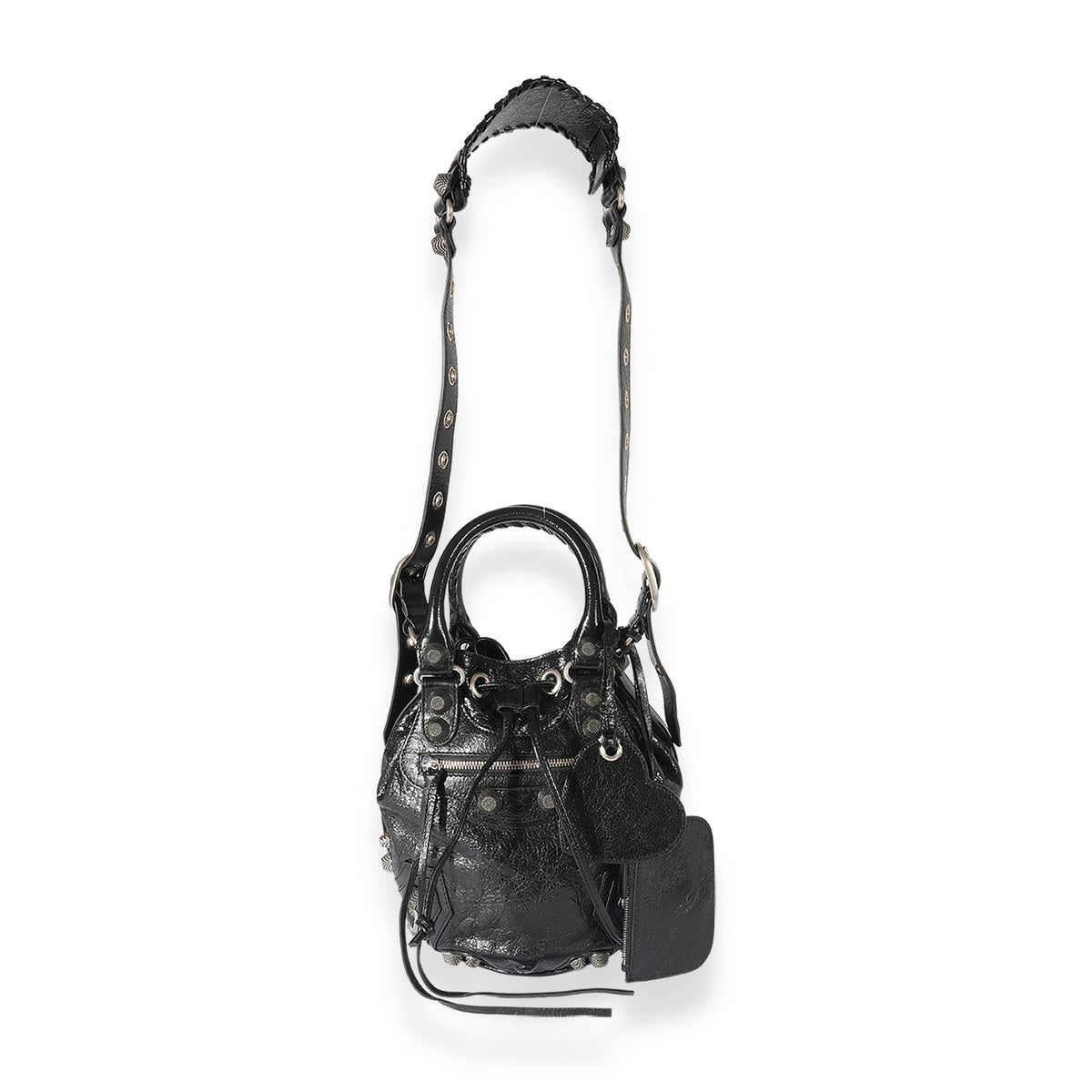 Balenciaga Black Arena Small Le Cagole Bucket Bag