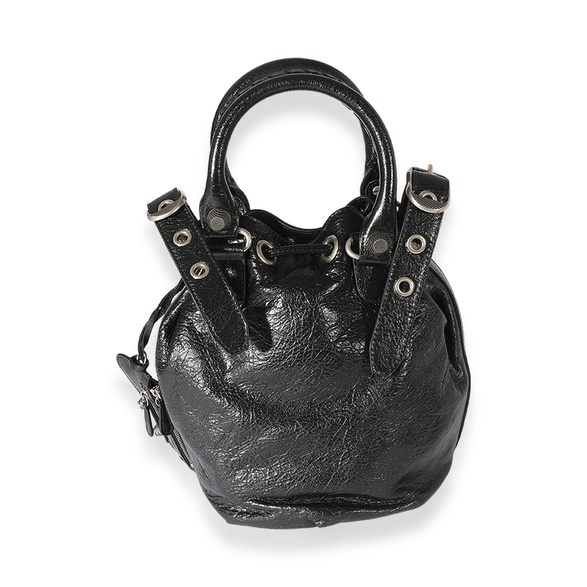 Balenciaga Black Arena Small Le Cagole Bucket Bag