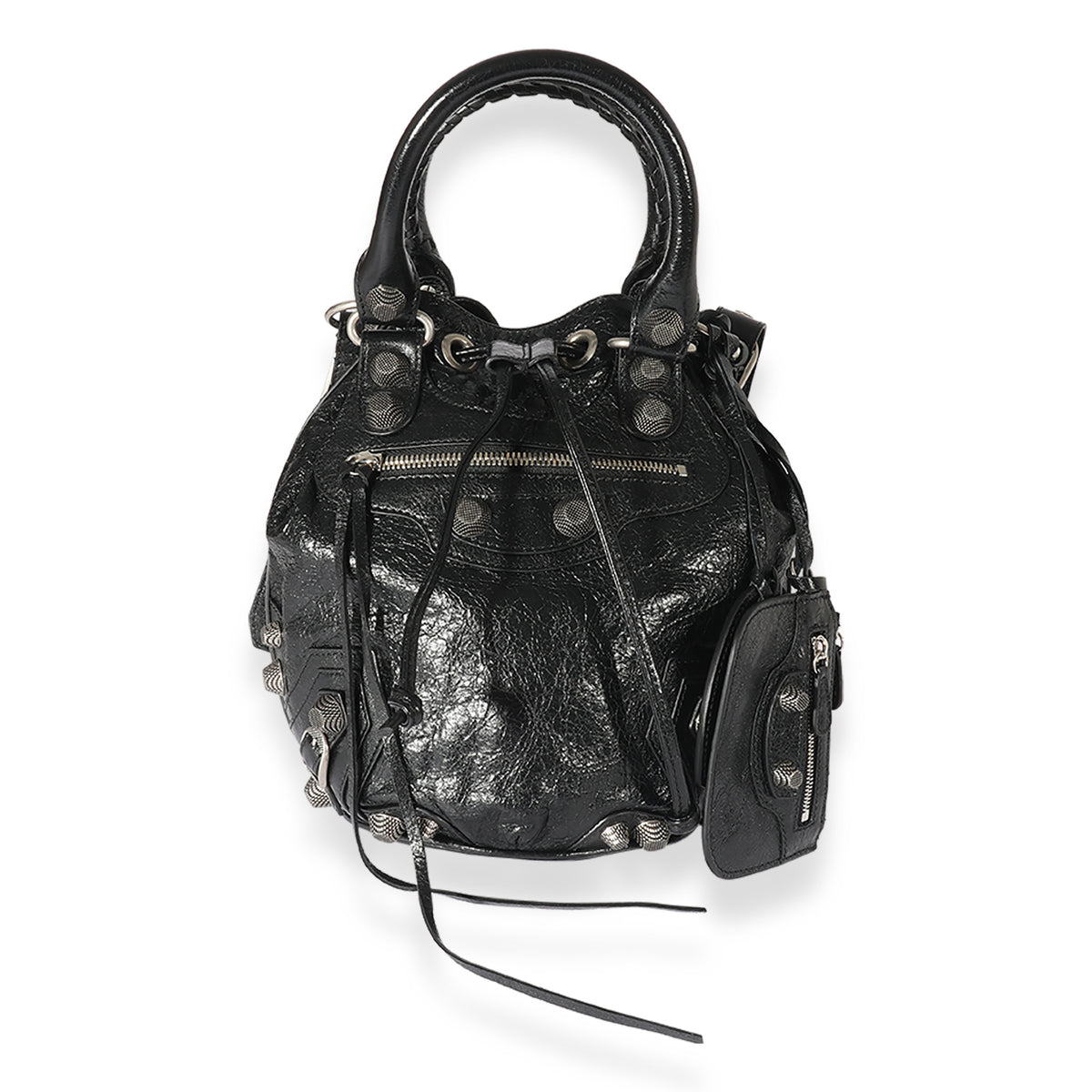 Balenciaga Black Arena Small Le Cagole Bucket Bag