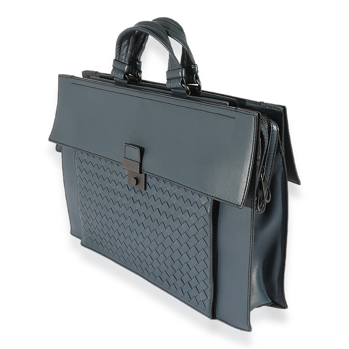 Bottega Veneta Intrecciato Front Pocket Briefcase