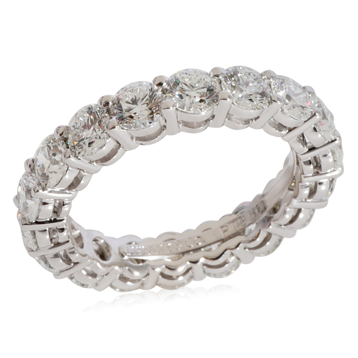 Tiffany & Co. Embrace Diamond Eternity Band in Platinum 2.86 CTW