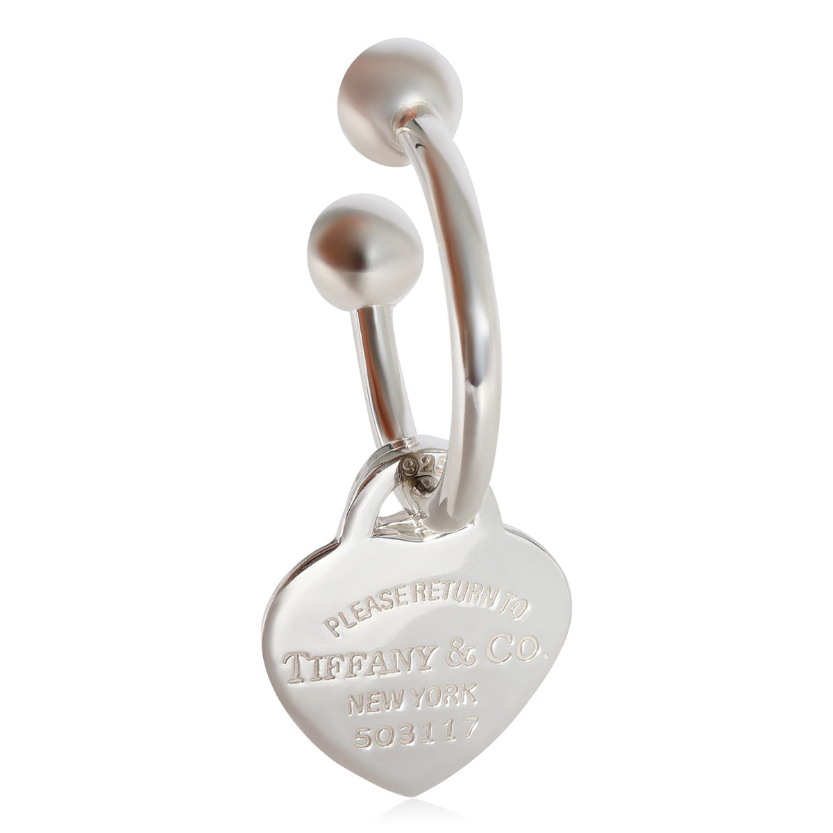 Tiffany & Co. Return to Tiffany Key Ring in  Sterling Silver