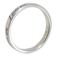 Tiffany & Co. I Love You Band in Sterling Silver