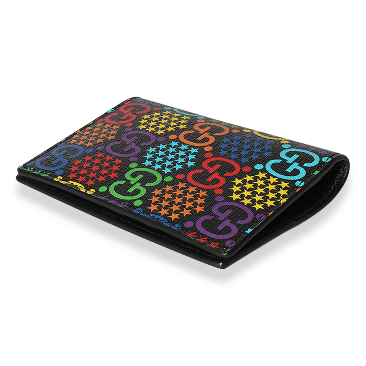 Gucci Limited Edition 'Psychedelic' Rainbow GG Supreme Canvas Passport Cover, myGemma