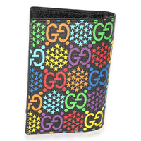 Gucci Limited Edition Psychedelic Rainbow GG Supreme Canvas Passport Cover