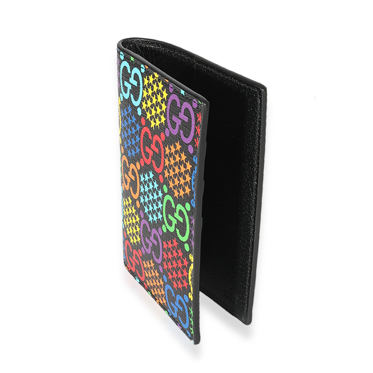 Gucci Limited Edition Psychedelic Rainbow GG Supreme Canvas Passport Cover