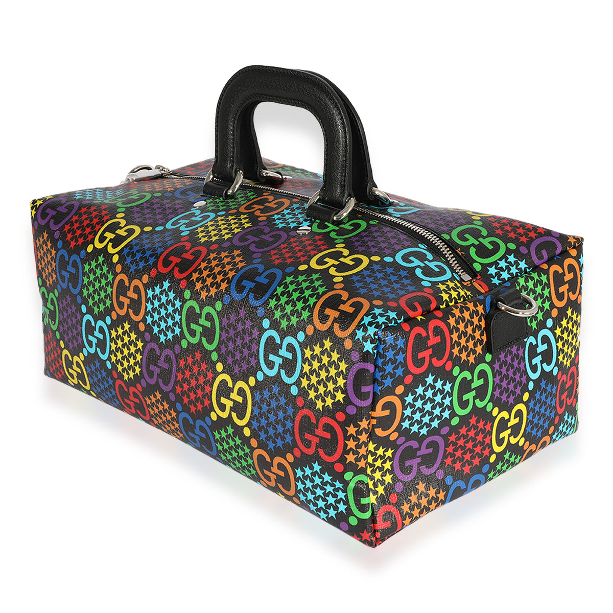 Gucci Limited Edition Psychedelic Rainbow GG Supreme Canvas Duffle