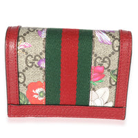 Gucci Flora Web Ophidia Card Case