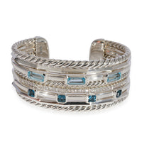 David Yurman Stax Bracelet in 925 Sterling Silver 0.37 CTW