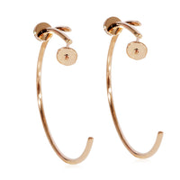 Cartier Juste un Clou Earrings in 18k Rose Gold 0.17 CTW