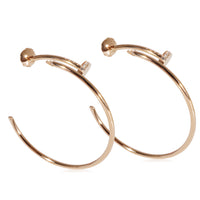 Cartier Juste un Clou Earrings in 18k Rose Gold 0.17 CTW