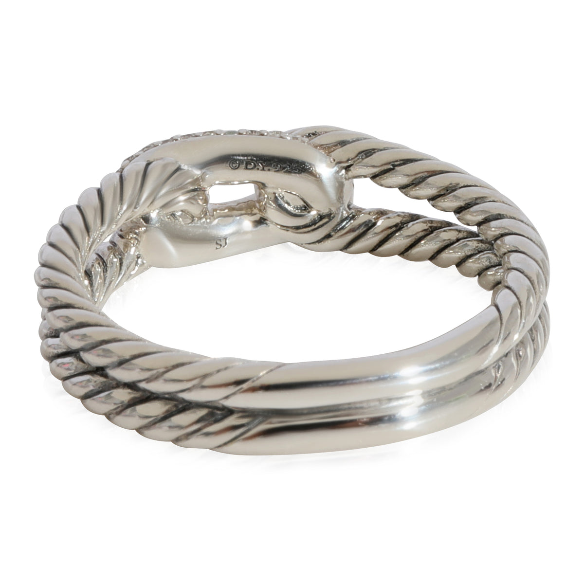 David Yurman Labyrinth  Ring in Sterling Silver 0.2 CTW