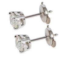 Blue Nile Basics Diamond Stud Earring in 14K White Gold H SI1 1.15 CTW