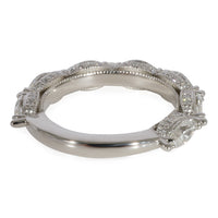 Marquise & Round Diamond Band in 950 Platinum G-H VS1-VS2 1.75 CTW