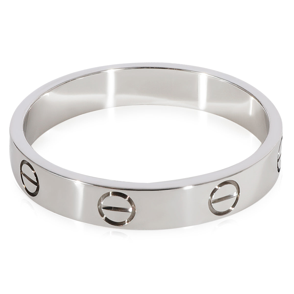 Cartier Love Wedding Band in 18k White Gold