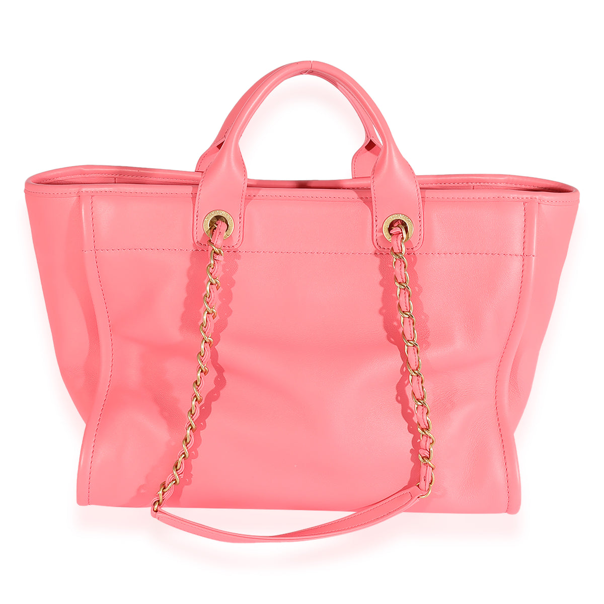 Chanel Pink Leather Medium Deauville Tote myGemma DE Item 125077