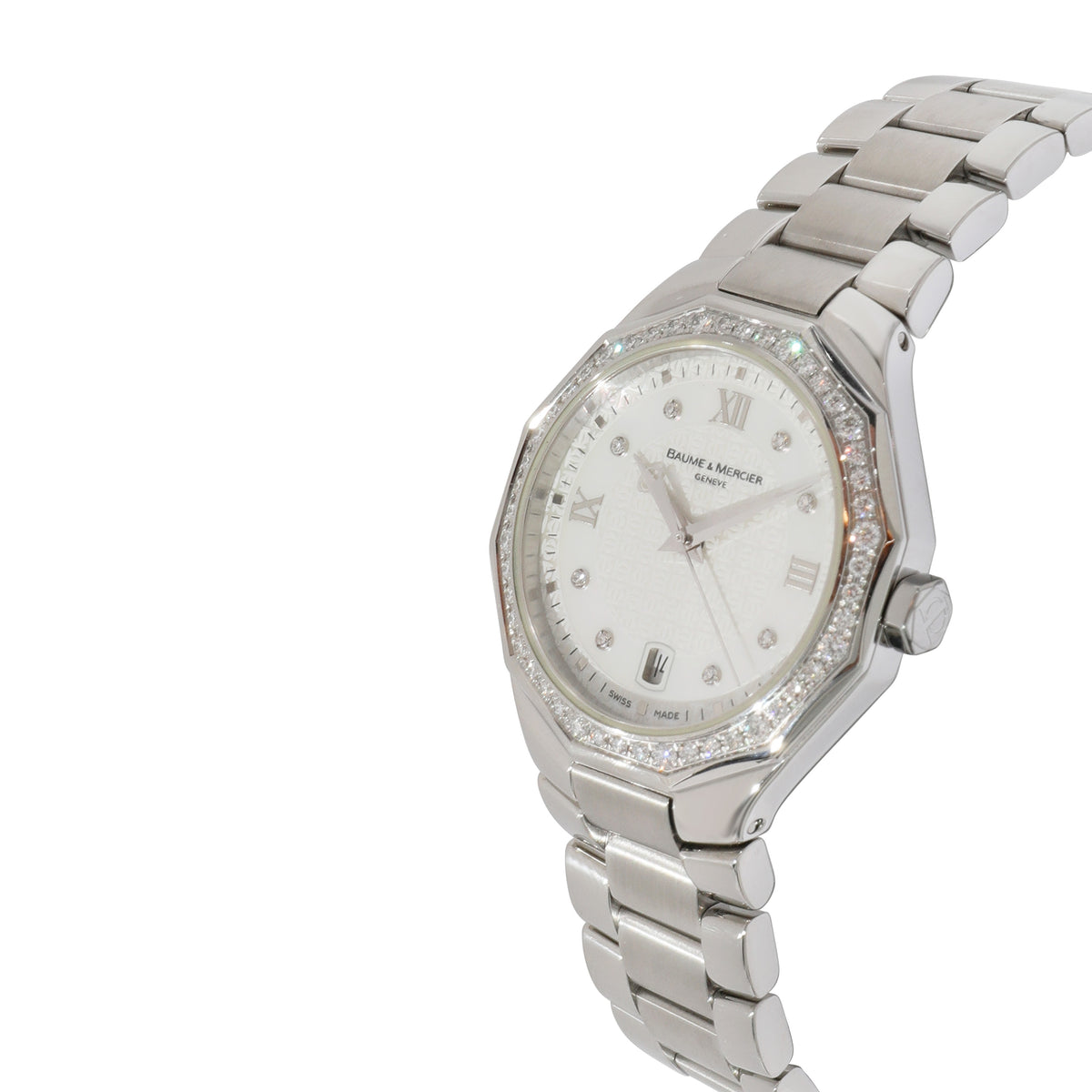 Baume & Mercier Riviera 65526 Womens Watch in  Stainless Steel