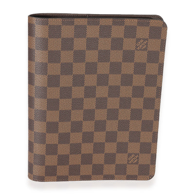 Louis Vuitton Damier Ebene Desk Agenda Cover