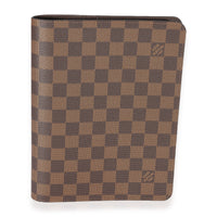 Louis Vuitton Damier Ebene Desk Agenda Cover