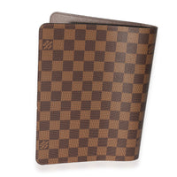 Louis Vuitton Damier Ebene Desk Agenda Cover