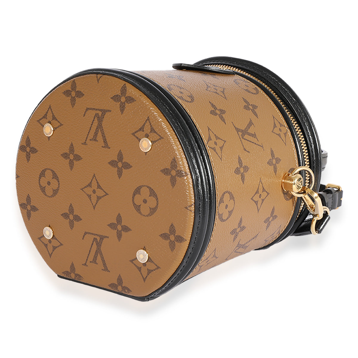 LOUIS VUITTON Cannes Monogram Reverse Canvas Shoulder Handbag