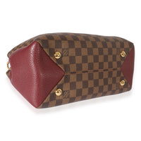 Louis Vuitton Damier Ebene Canvas & Bordeaux Leather Brittany