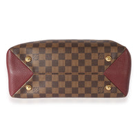 Louis Vuitton Damier Ebene Canvas & Bordeaux Leather Brittany