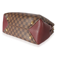 Louis Vuitton Damier Ebene Canvas & Bordeaux Leather Brittany