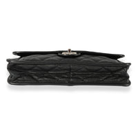 Chanel Black Quilted Caviar Large French Riviera Flap Bag