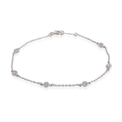 Tiffany & Co. Elsa Peretti Diamonds By the Yard Bracelet in Platinum 0.3 CTW