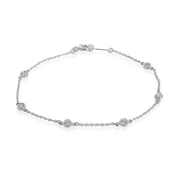 Tiffany & Co. Elsa Peretti Diamonds By the Yard Bracelet in Platinum 0.3 CTW