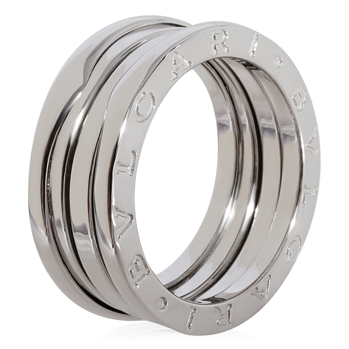 BVLGARI B.zero1  Three-Band Ring in 18k White Gold