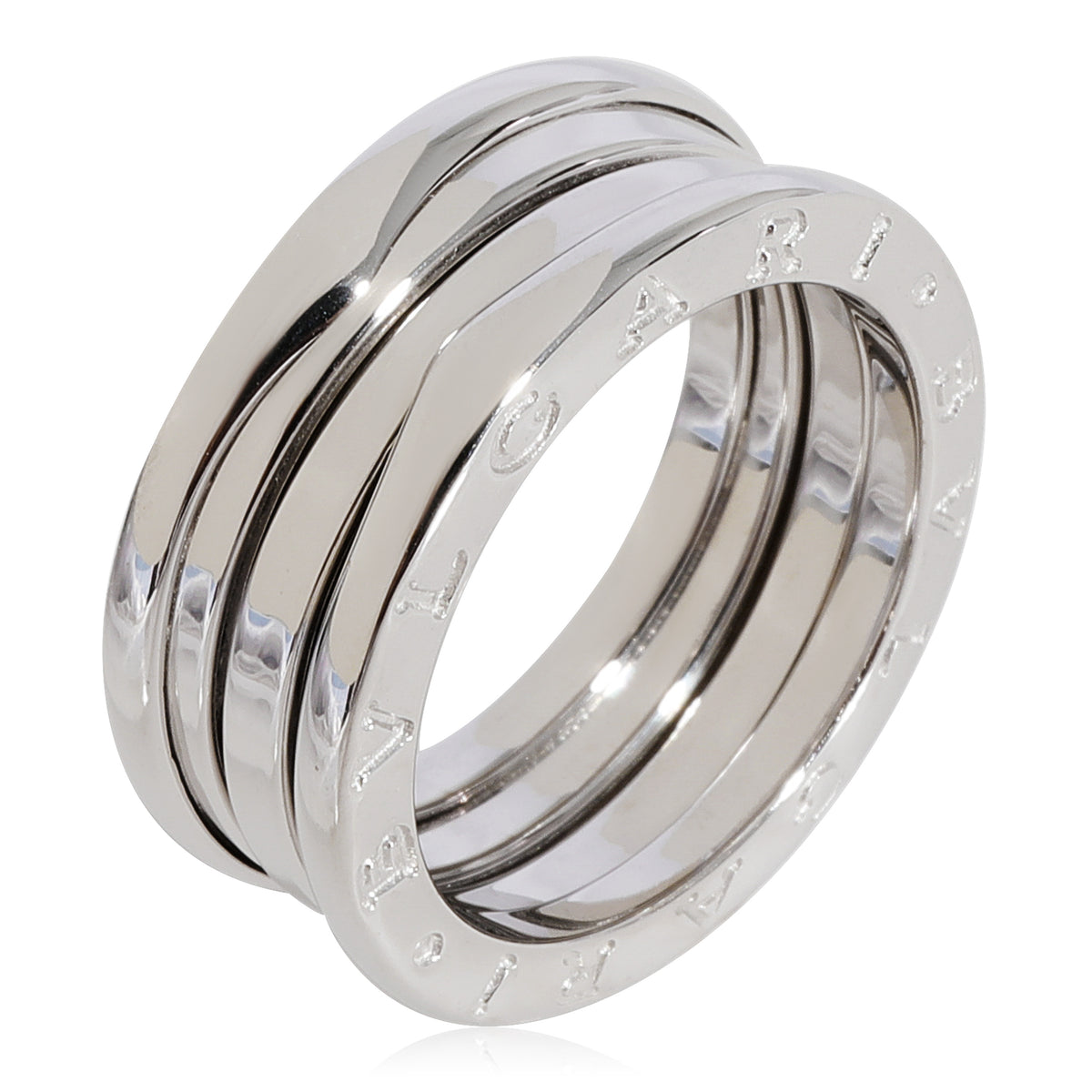 BVLGARI B.zero1  Three-Band Ring in 18k White Gold