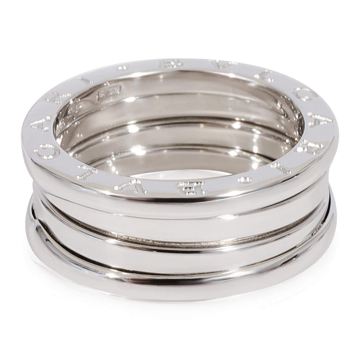 BVLGARI B.zero1  Three-Band Ring in 18k White Gold