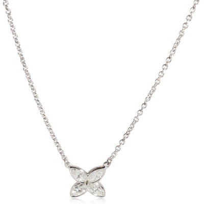 Tiffany & Co. Victoria Diamond Pendant in  Platinum 0.32 CTW