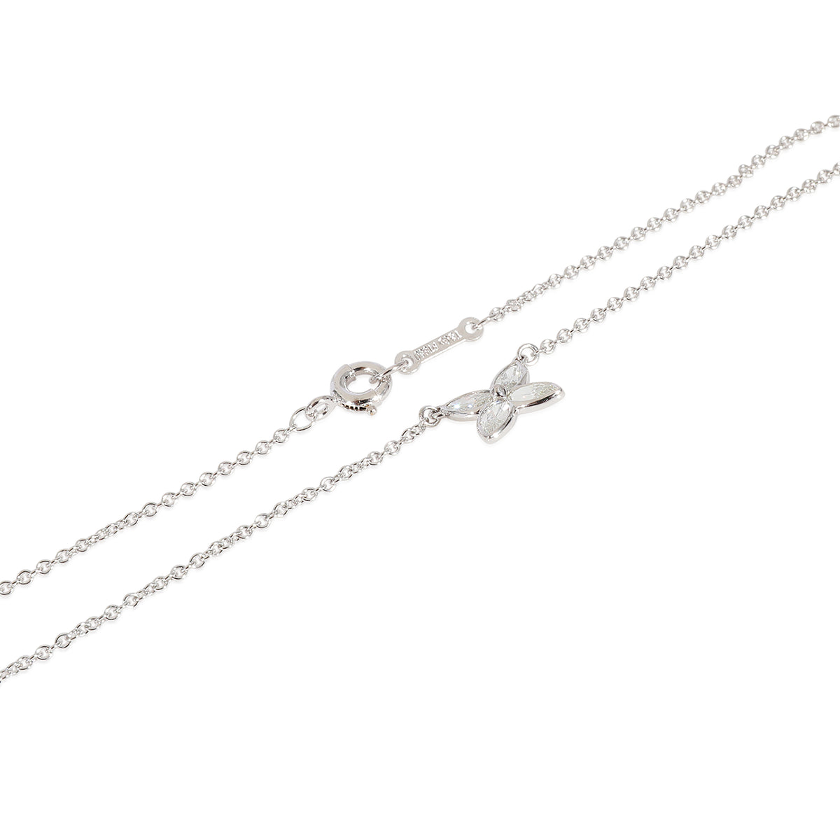 Tiffany & Co. Victoria Diamond Pendant in  Platinum 0.32 CTW