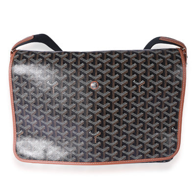 Goyard Black Goyardine Capetien Messenger Bag