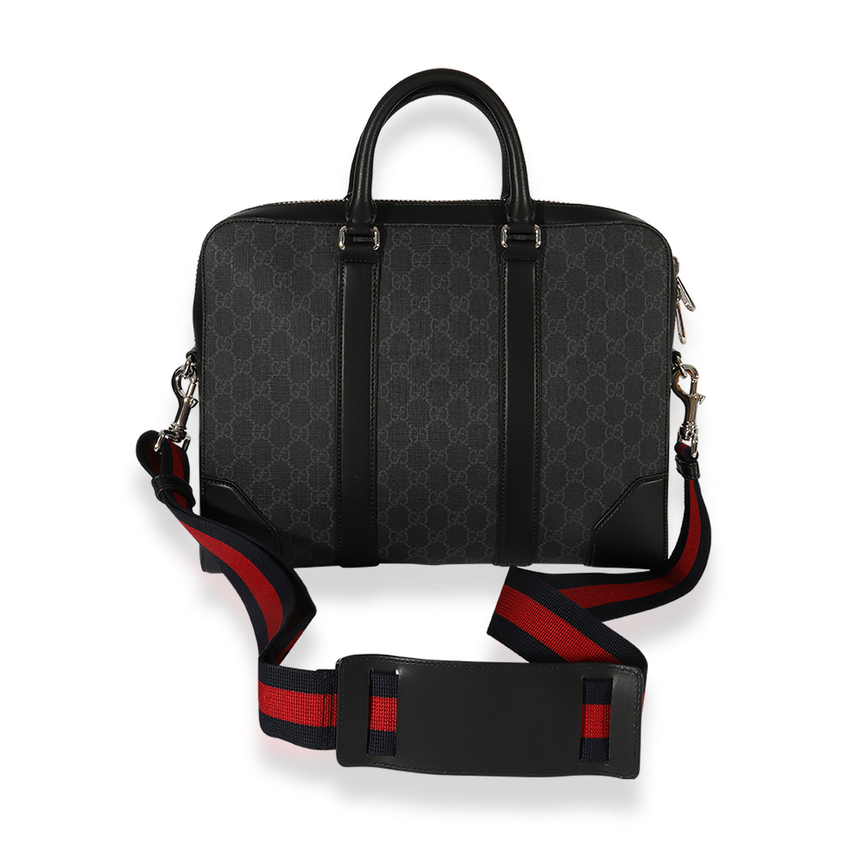 Gucci Black GG Supreme Briefcase